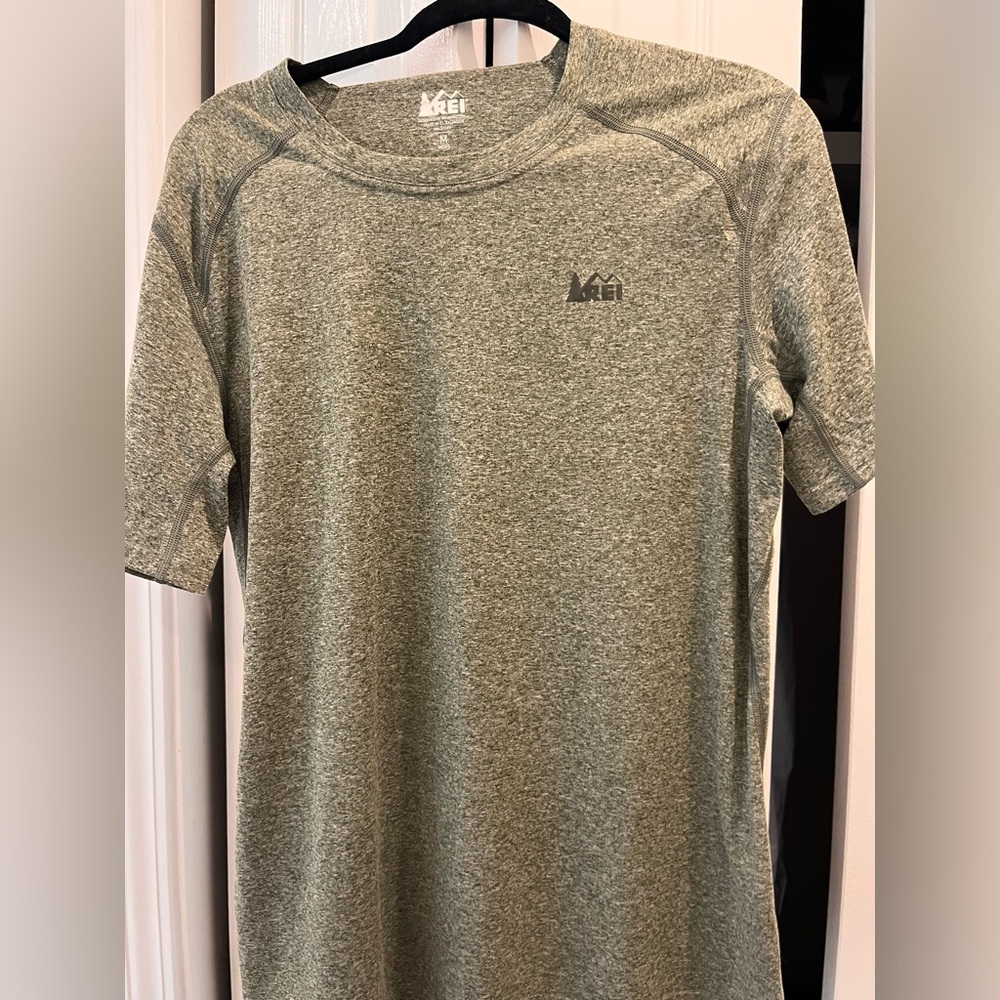 REI green ventilation shirt